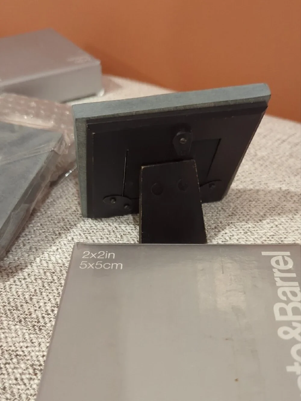 Crate&Barrel Bluestone Mini Square Frame Set - NEW